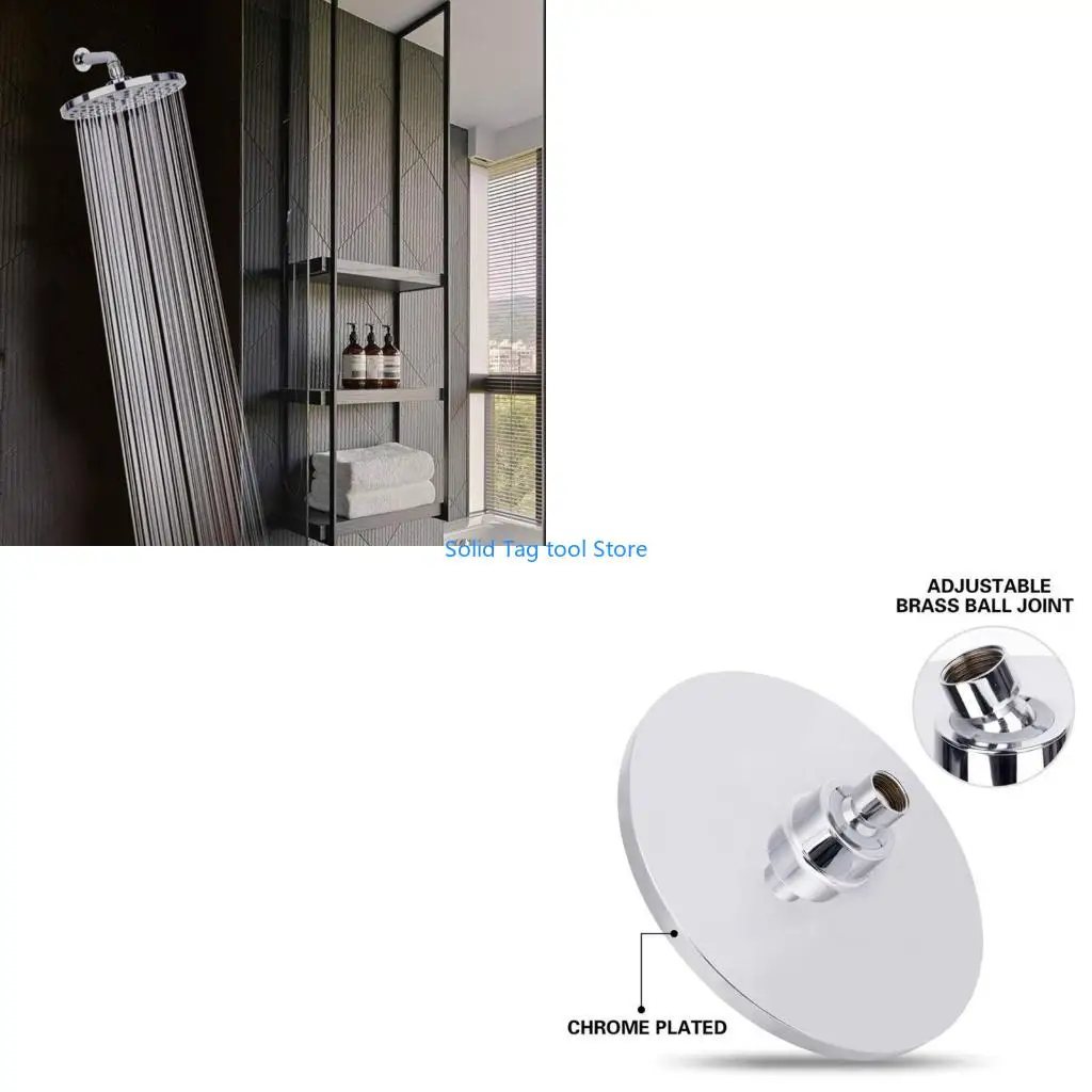 

4XFD Top Round Shower for Head Fixed Massage Shower Water for Head Durabl
