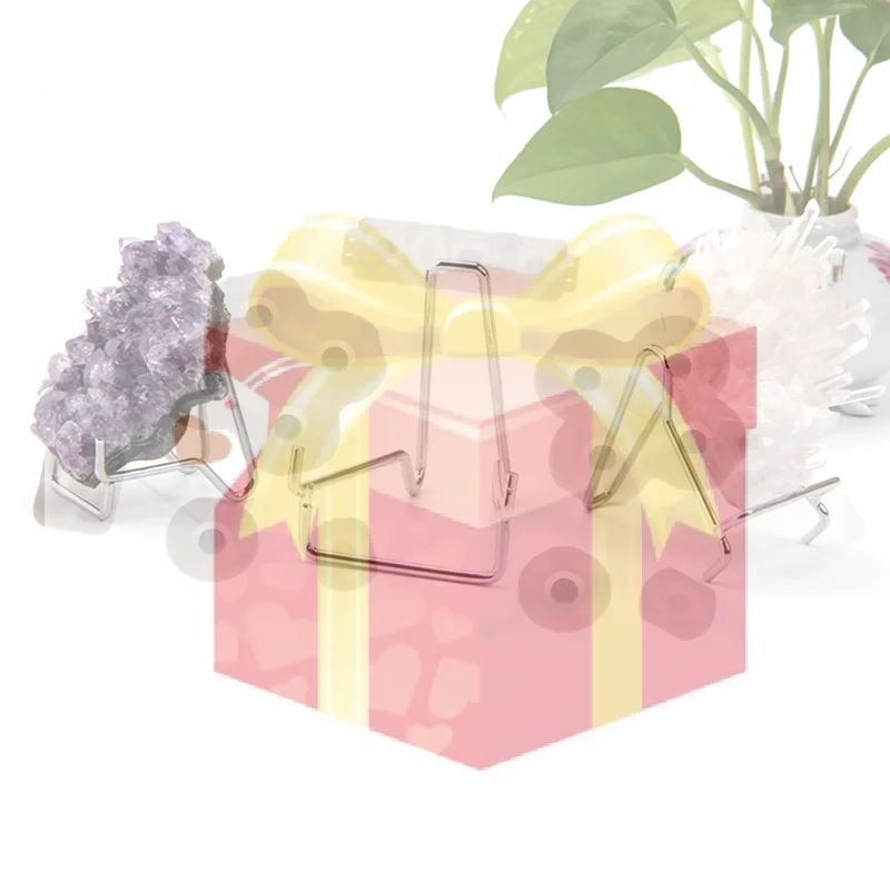 Multipurpose Display Stand Photography Props Bracket Mineral Holder for Shop Window Wedding Show Room Agate Rocks Fossil Coral