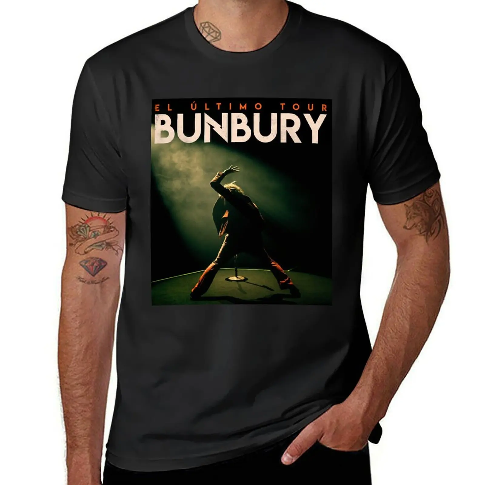 el ultimo tour Bunbury T-Shirt aesthetic clothes tops quick-drying Men's t shirts