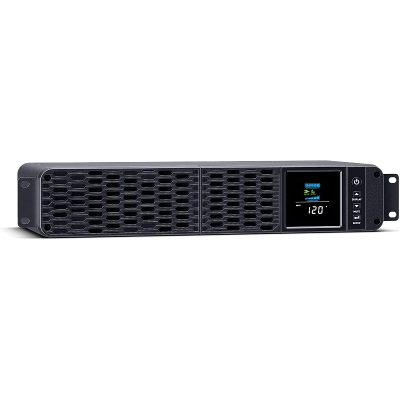 CP1500PFCRM2U PFC Sinewave UPS System, 1500VA/1000W, 8 Outlets, AVR, Short Depth 2U Rackmount