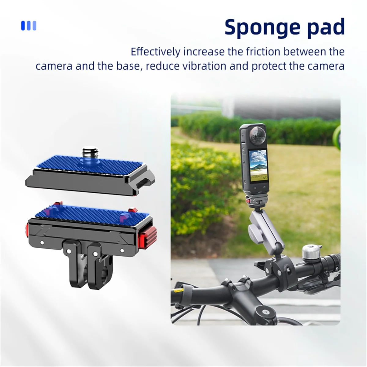 Качество! Магнитный быстроразъемный адаптер, верхняя пластина для Insta360 Ace/Ace Pro/2/X4/X3/X2, адаптер для штатива, монтажная пластина