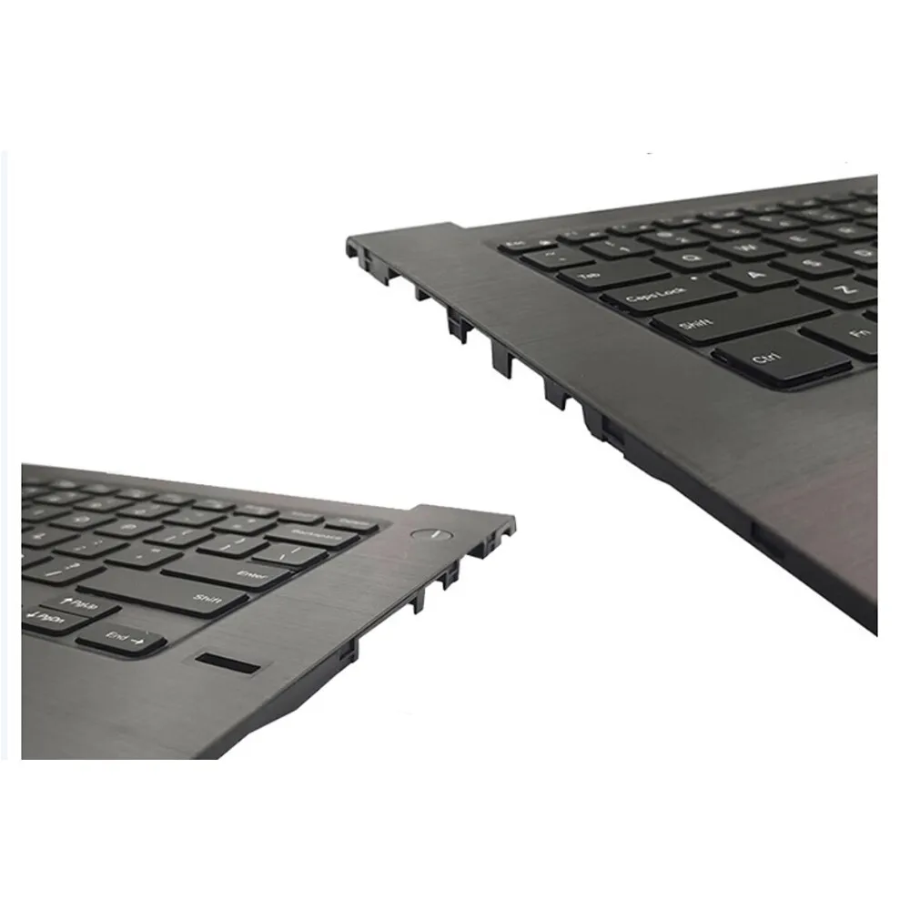 For DELL Vostro 15 V5568 Backlit Keyboard Palmrest Upper Case with Fingerprint