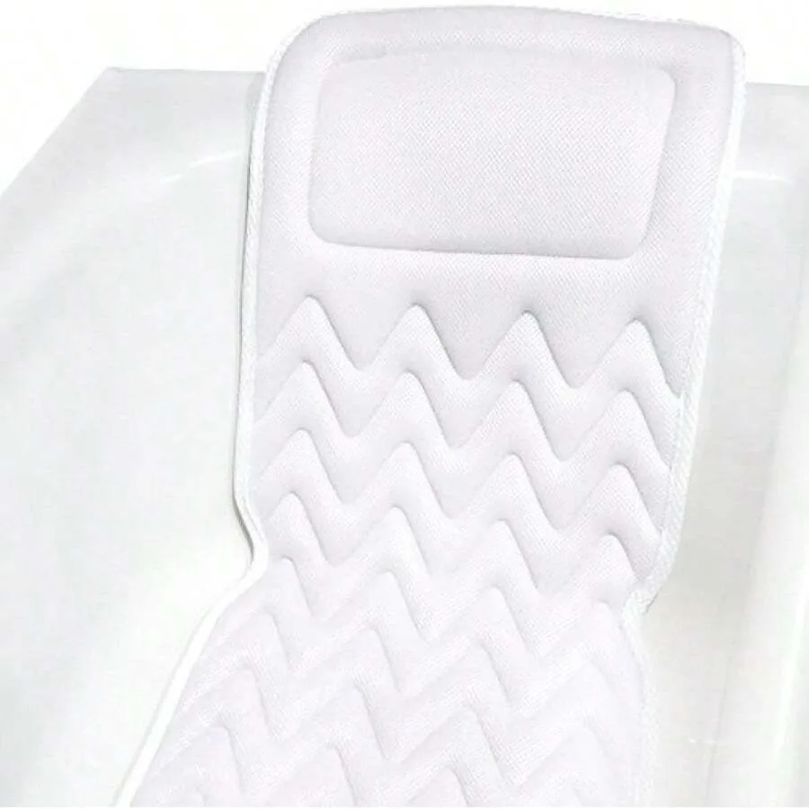 

Bath Pillow For Tub Full Body Bathtub Pillow And Mat For Head Neck And Back Port Relaxing Spa Cushion Head Rest And Mat For Tub