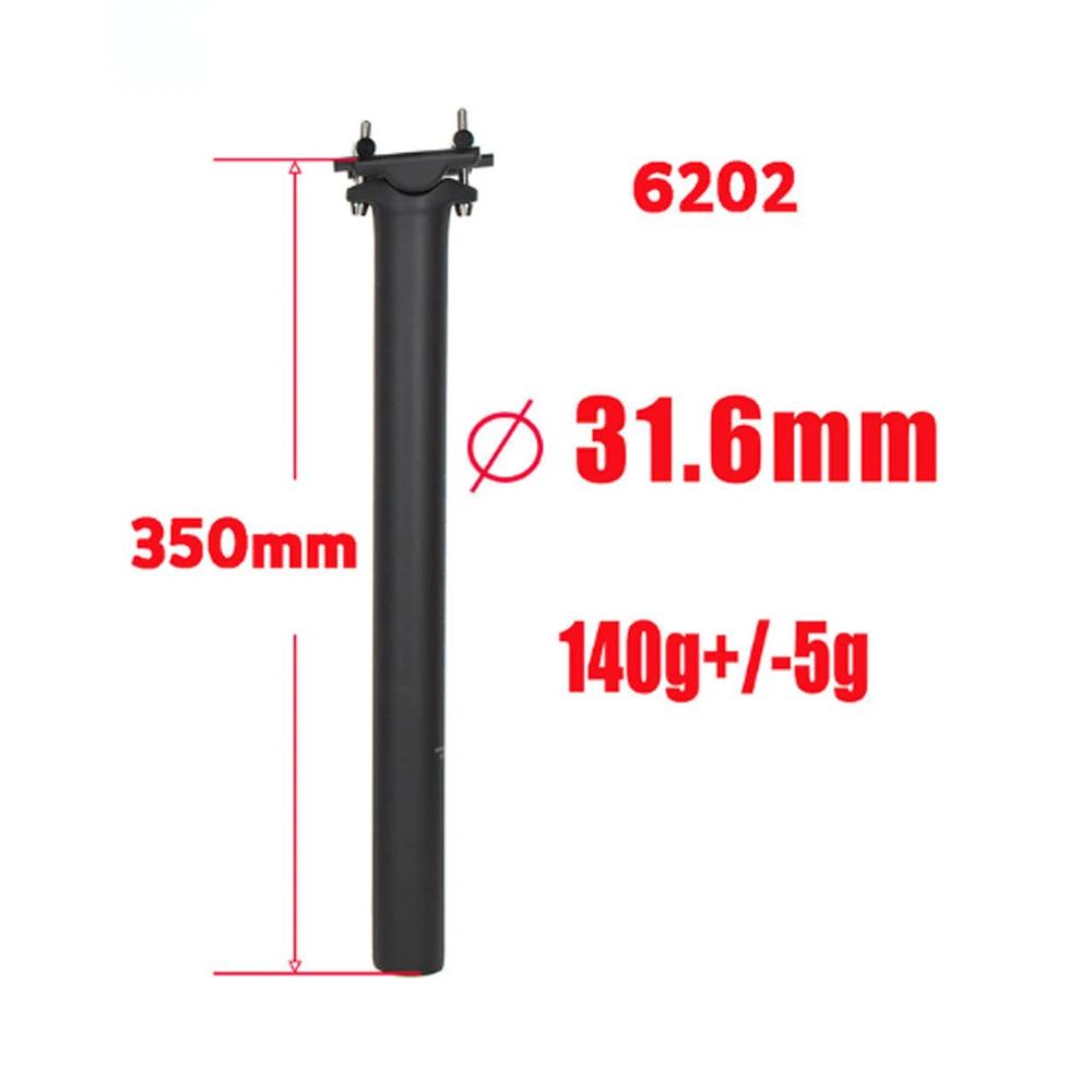 ELITA ONECarbon Sattelstütze 27,2/30,9/31,6 mm MTB/Straßen-Biike-Sattelstütze aus Kohlefaser, Titanschrauben, leichtes 130 g Sitzrohr