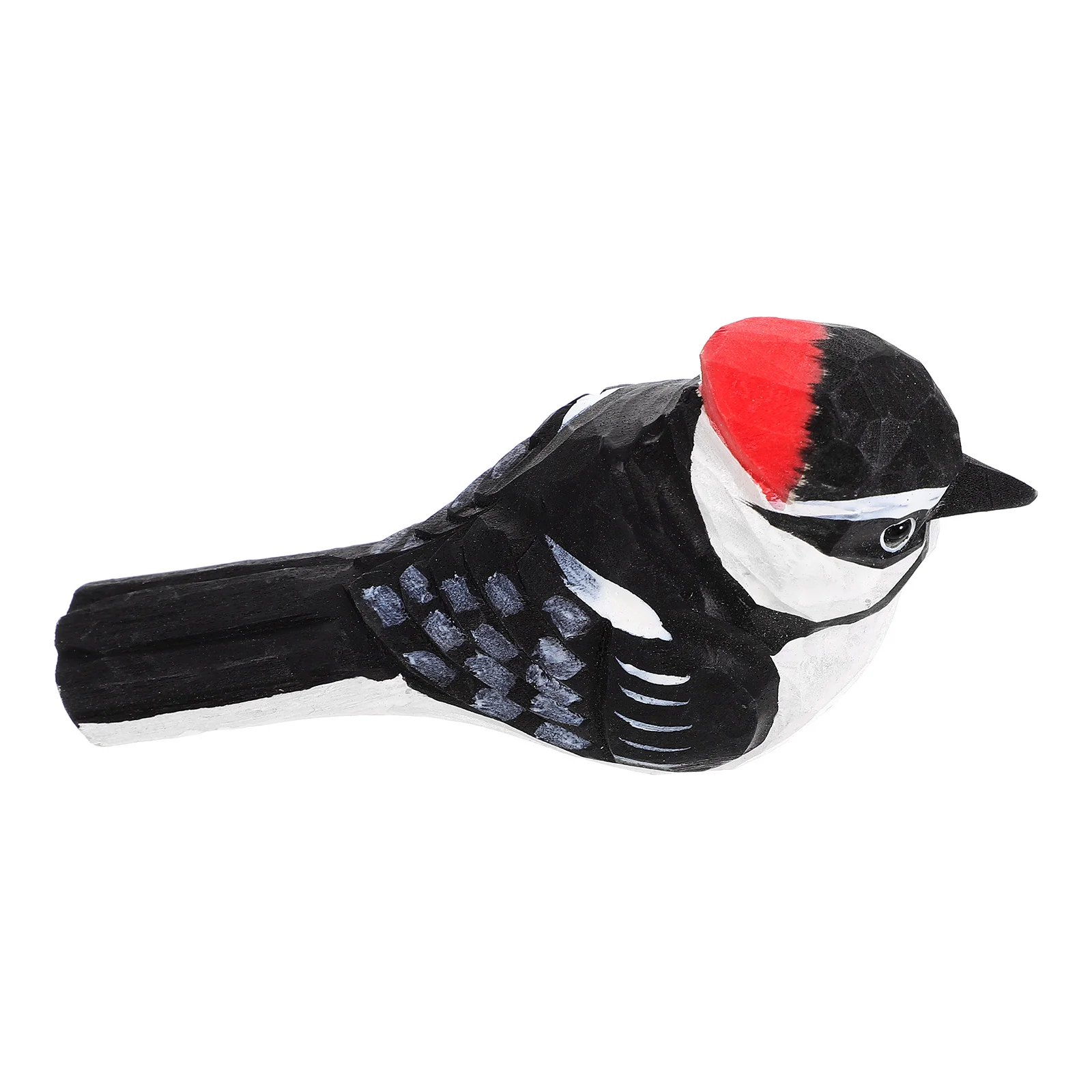 

Wooden Birds Miniature Carve Animal Statue Beautiful Design DIY Gift for Friends Family Desktop Decor of Style