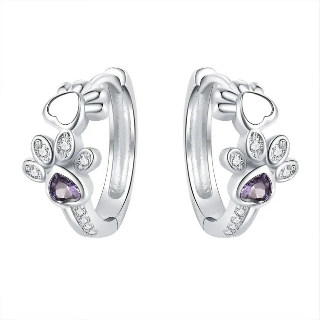 Silver Plated Koala Fit Earrings Women Drop Earring For Anniversary Wedding Jewelry Gifts view 6
