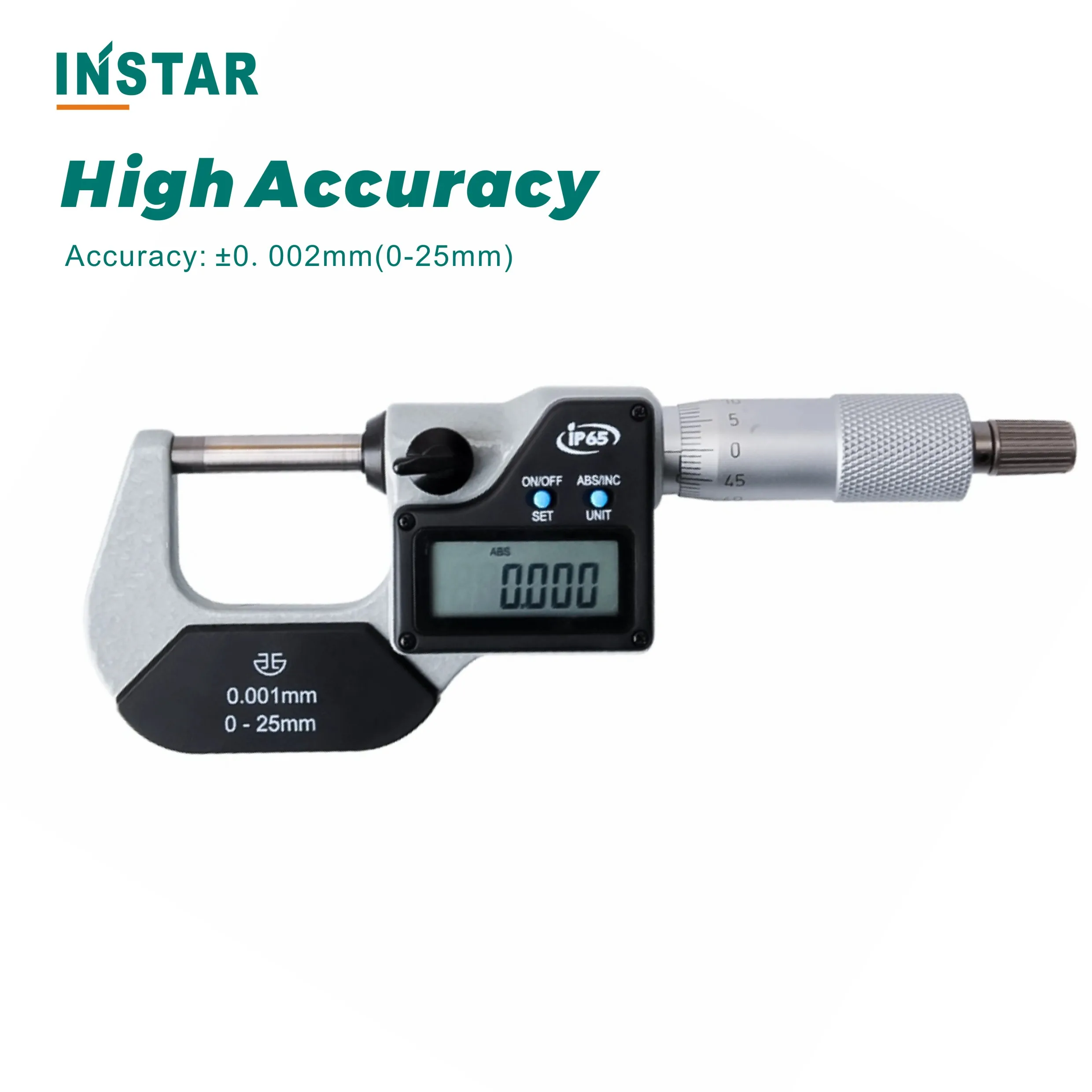 Digital Micrometer IP65 Oil Proof 0-25mm 0.001mm High Accuracy DIN Standard Industrial Quality 25-50mm 50-75mm 75-100mm