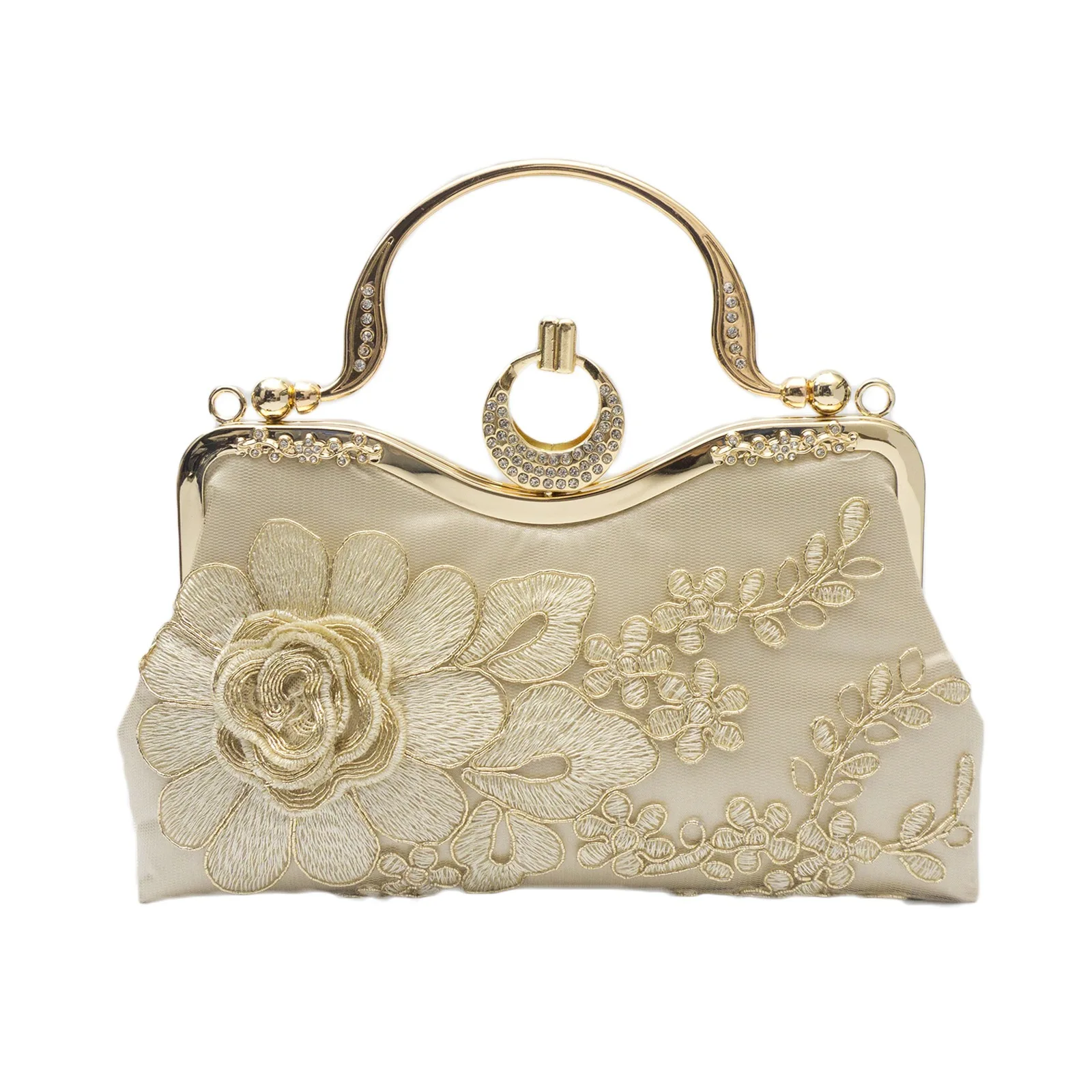 

Новая вышитая сумочка-клатч для вечернего платья с бриллиантами, женская сумка для ужина