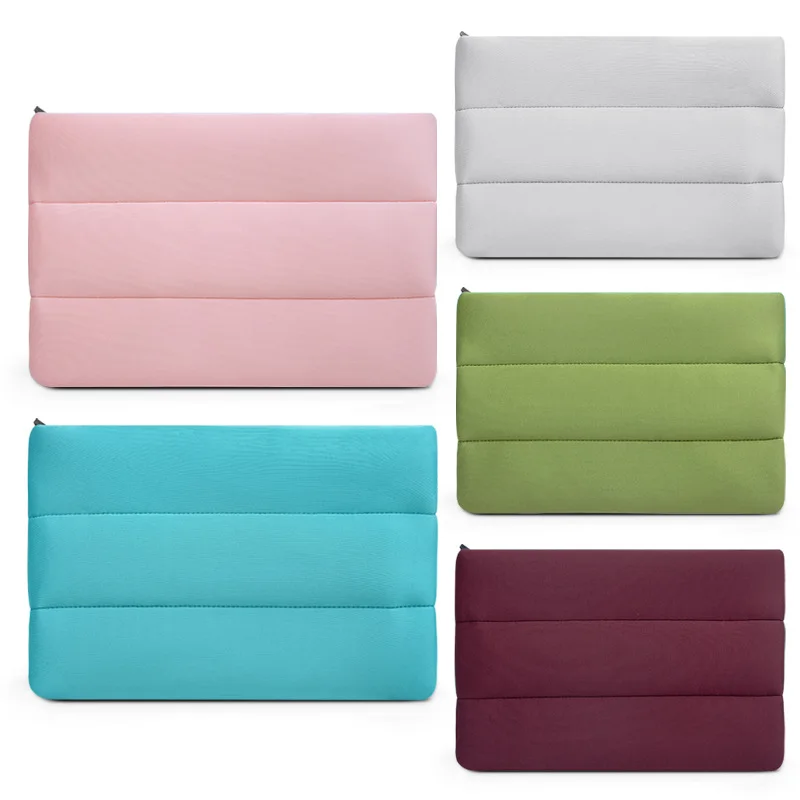 5pcs Cosmetic Bags Diving fabric sponge Plain Large Capacity Multifunctional Long Travel Light Protable StorageBa