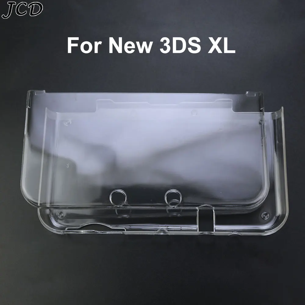 JCD For Nintend New 3DS LL/XL Game Console Transparent  Plastic Split Type Crystal Housing Shell Protective Cover