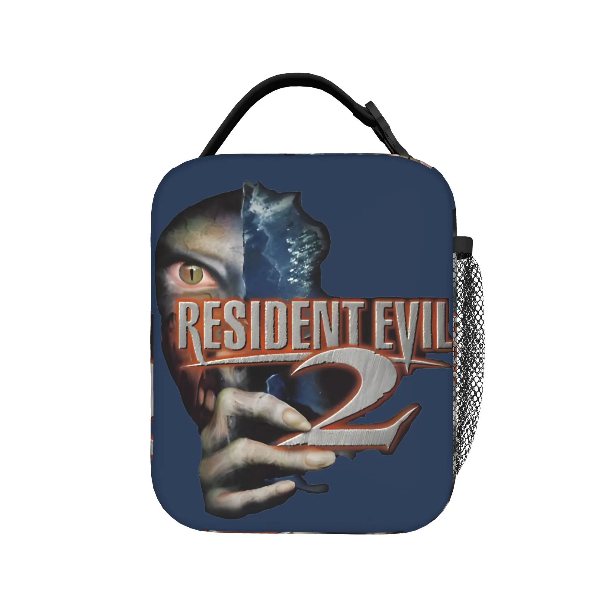 

Сумка для обеда Resident Evil 4 в стиле 90-х, милый ланч-бокс, удобная школьная сумка-тоут для еды для девочек, графическая сумка-холодильник из оксфордской ткани
