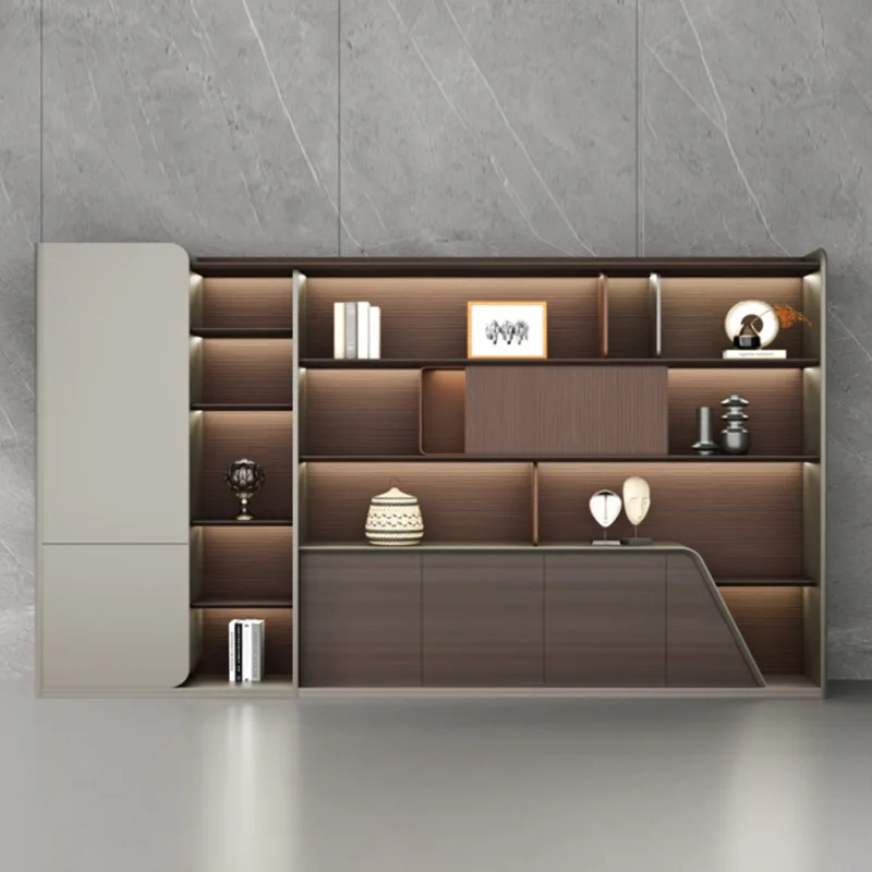 Boss Manager Office File Cabinet Background Cabinet Modern Simple High Office  File