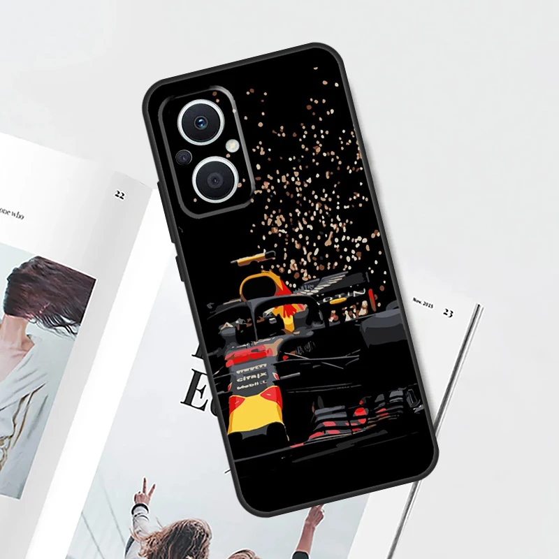 Formula 1 Car Funda For OPPO Reno 10 Pro 8 4 5 6 7 Lite 8T 4Z 5Z OPPO Find X5 Pro X3 X2 Neo X6 Pro Case