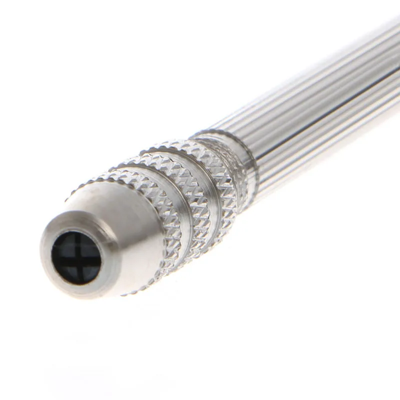 Double Ended Pin Vise DIY Hand Drill Pin Vise Resin Drill Tools with Collet Drill Jewelry Making Tools for DIY Hairpin
