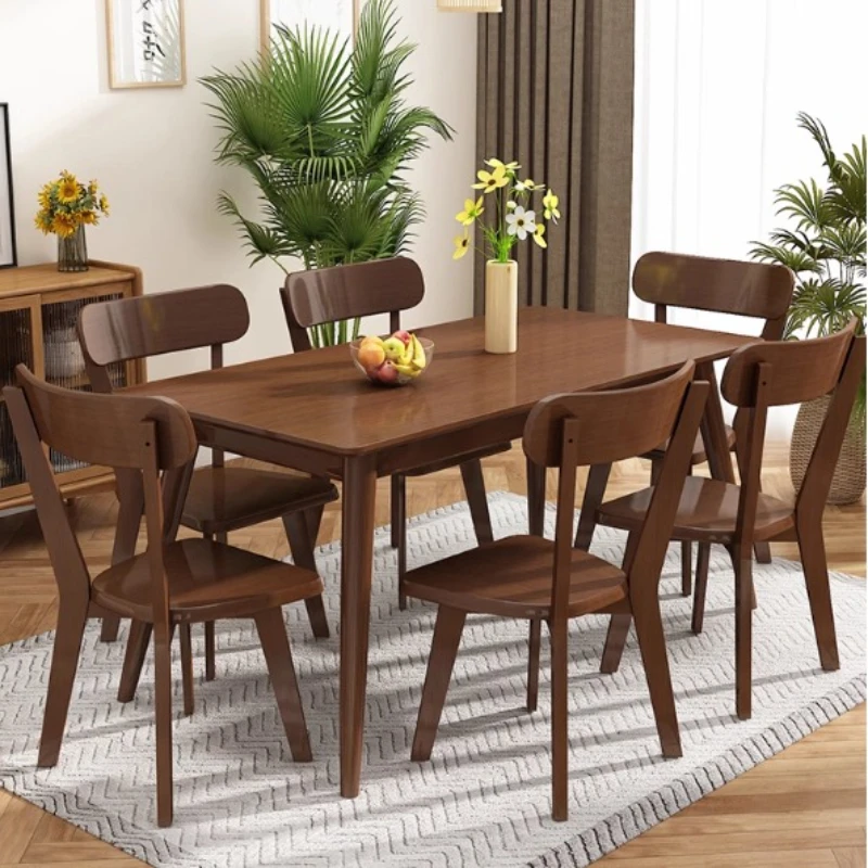 

Modern Luxury Square Dining Tables Wood Nordic Mid Century Kitchen Dining Tables Home Center Oak Mesas De Comedor Furniture