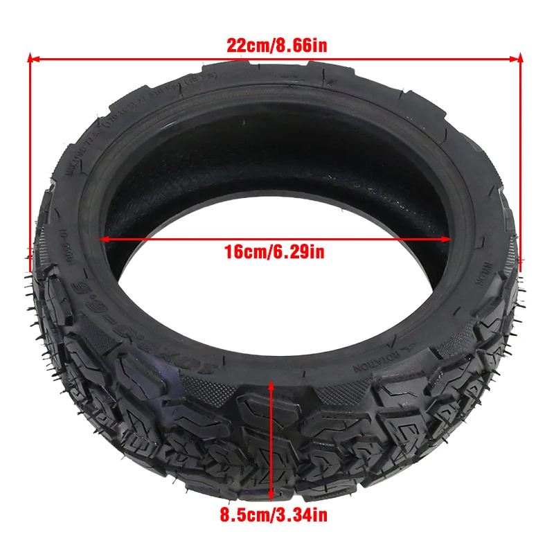 

10x3.0-6.5 Vacuum Tire Off road Pattern Electric Scooter 10 inch Explosion proof Thick Wear resistant Tire