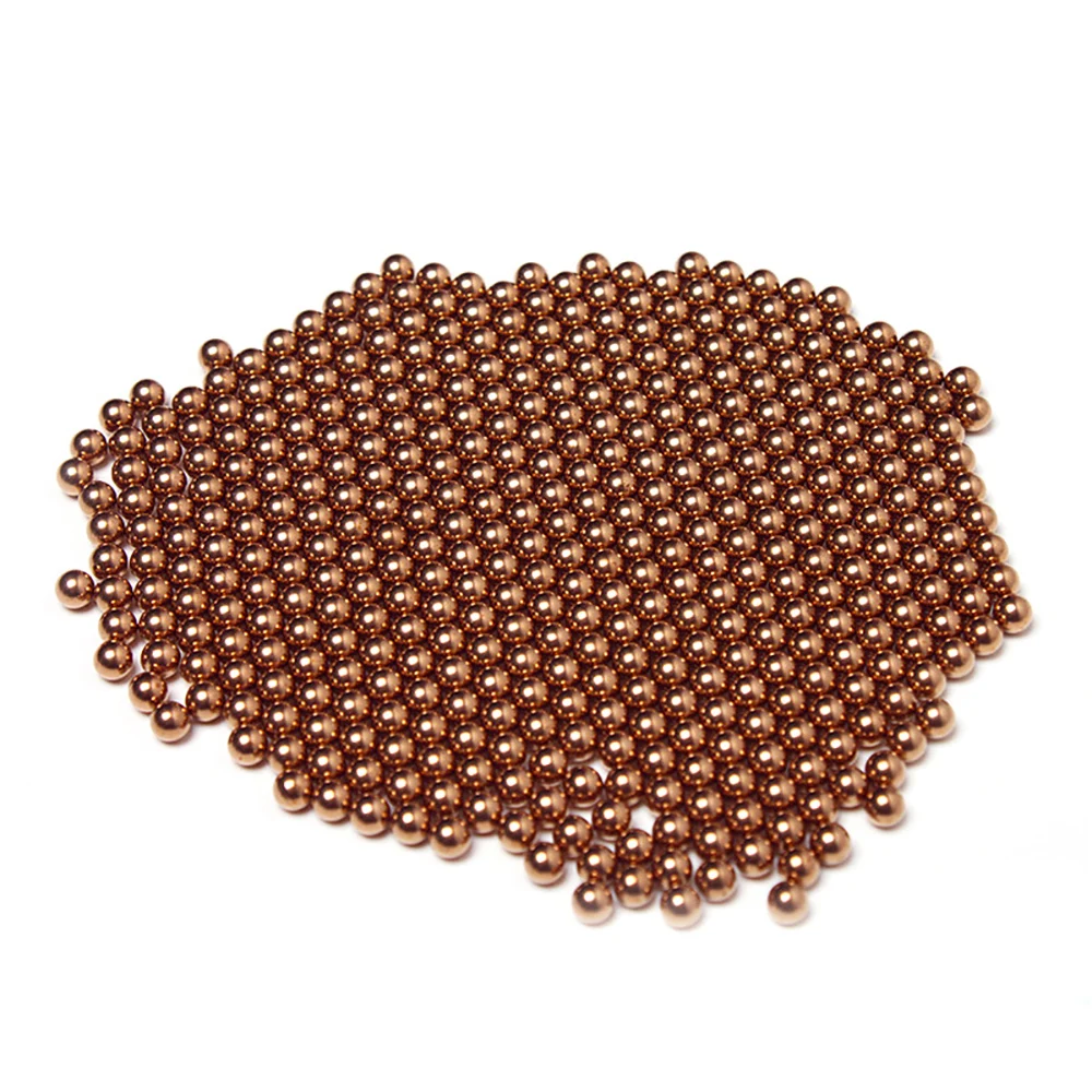 100Pcs Solid Brass Balls Dia. 0.9mm-10mm H62  Brass Precision Ball