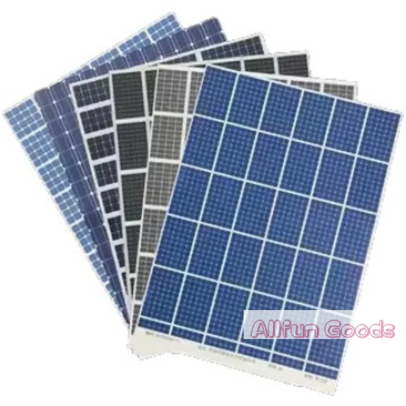 [TG835]1PCS Self-adhesive Simulation Solar Sticker Building Model Material DIY Material For Diorama Cannot Generate Electricity view 5