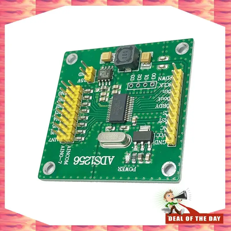 Entrega en 24 horas Módulo de ocho canales de conversión analógica a digital ADC ADS1256 de alta precisión
