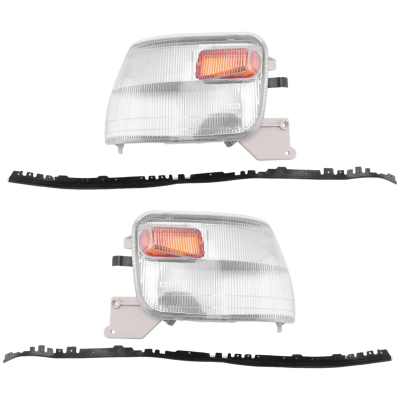 2Pcs Car Corner Light Parking Light Lamp Turn Signal Lamp For Mitsubishi L300 DELICA MB907018