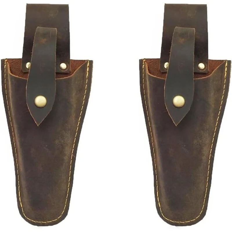 A44U For Belt Case Plier Holder For Belt, Leather Sheath Pouch Gardening Tools For Pruning Pliers, Shears, Scissors, Or Knives
