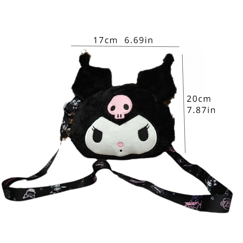 Kulomi Tas Meisjes Portemonnee Crossbody Tas Gezwollen Tas Kinder Poppenwinkel Kleine Verandering Sanrio Tas