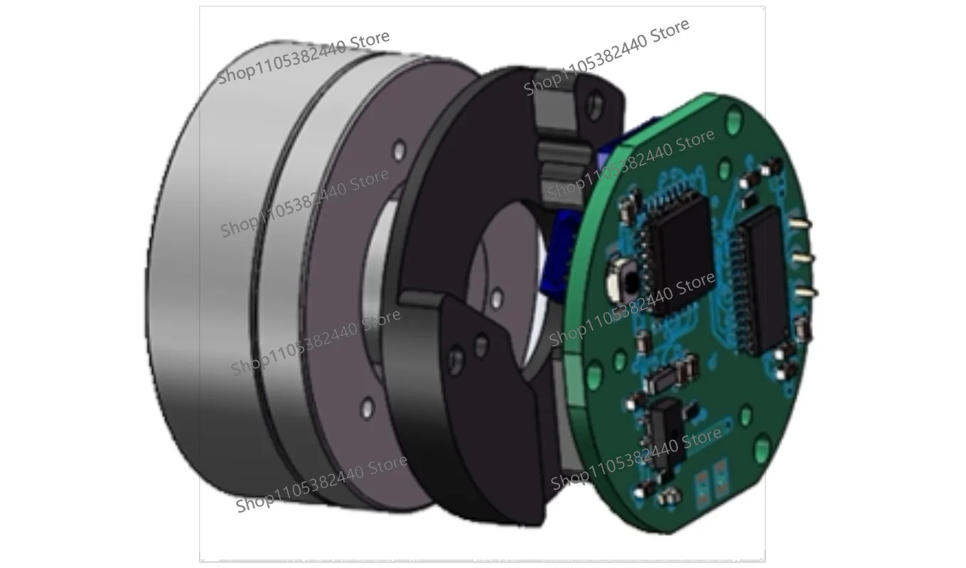 Integrated SimpleFOC BLDC Servo Motor Driver Kit, FOC Controller Board for DIY Robotics Projects