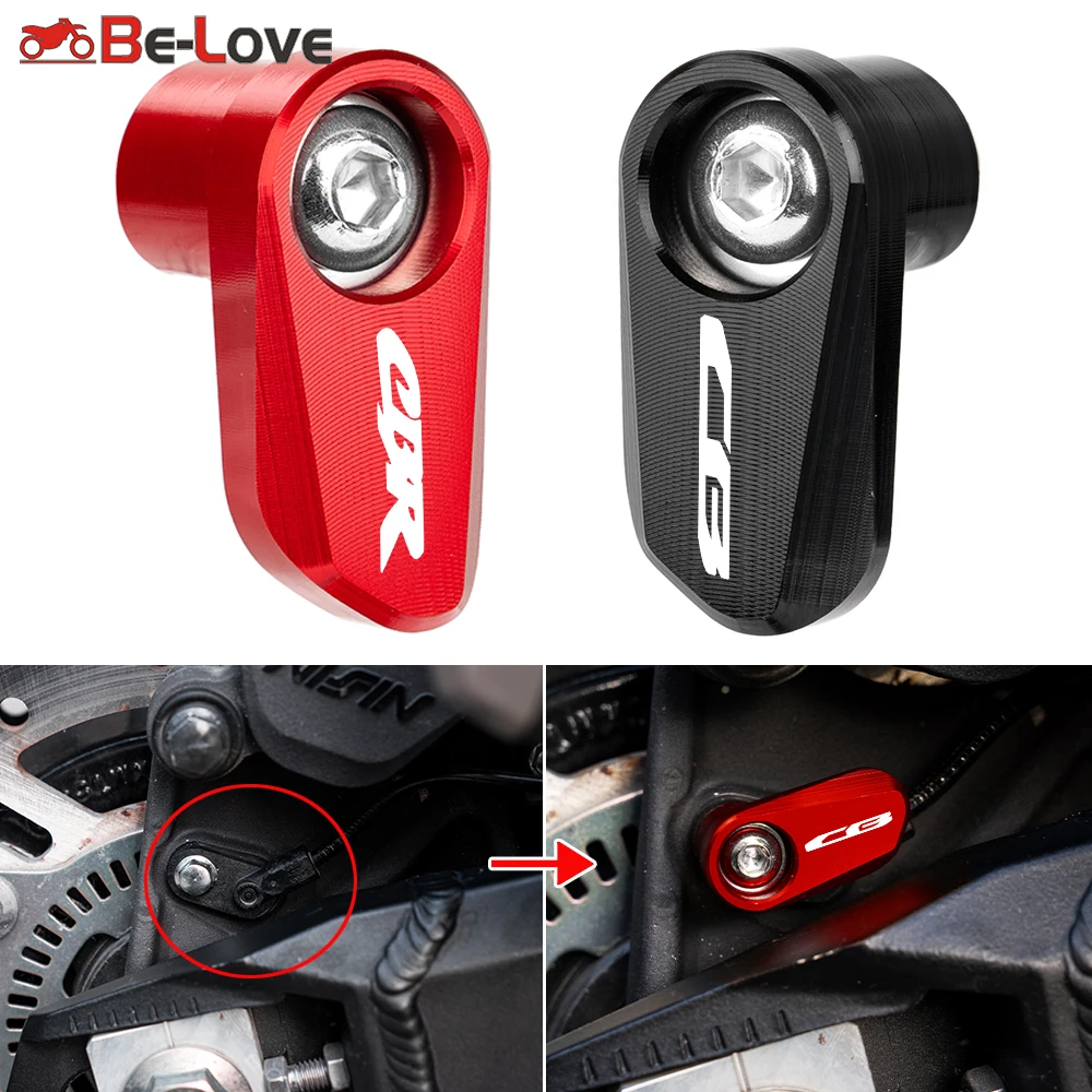 For Honda CB500X CB500F CBR500R CB750 HORNET CB400X CB400F Motorcycle Rear Wheel ABS Sensor Protection Guard Cover CB 500X 500F