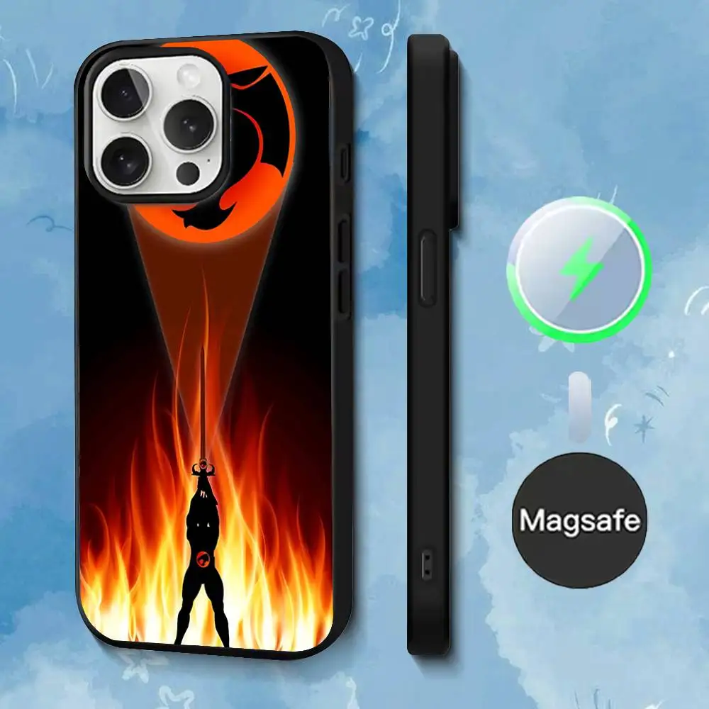 Phone Case For iPhone 17,16,15,14,13,12,11,Pro,Max,Plus,Mini,SE4,E T-ThunderCats CARTOON Magnetic Magsafe Wireless Charging