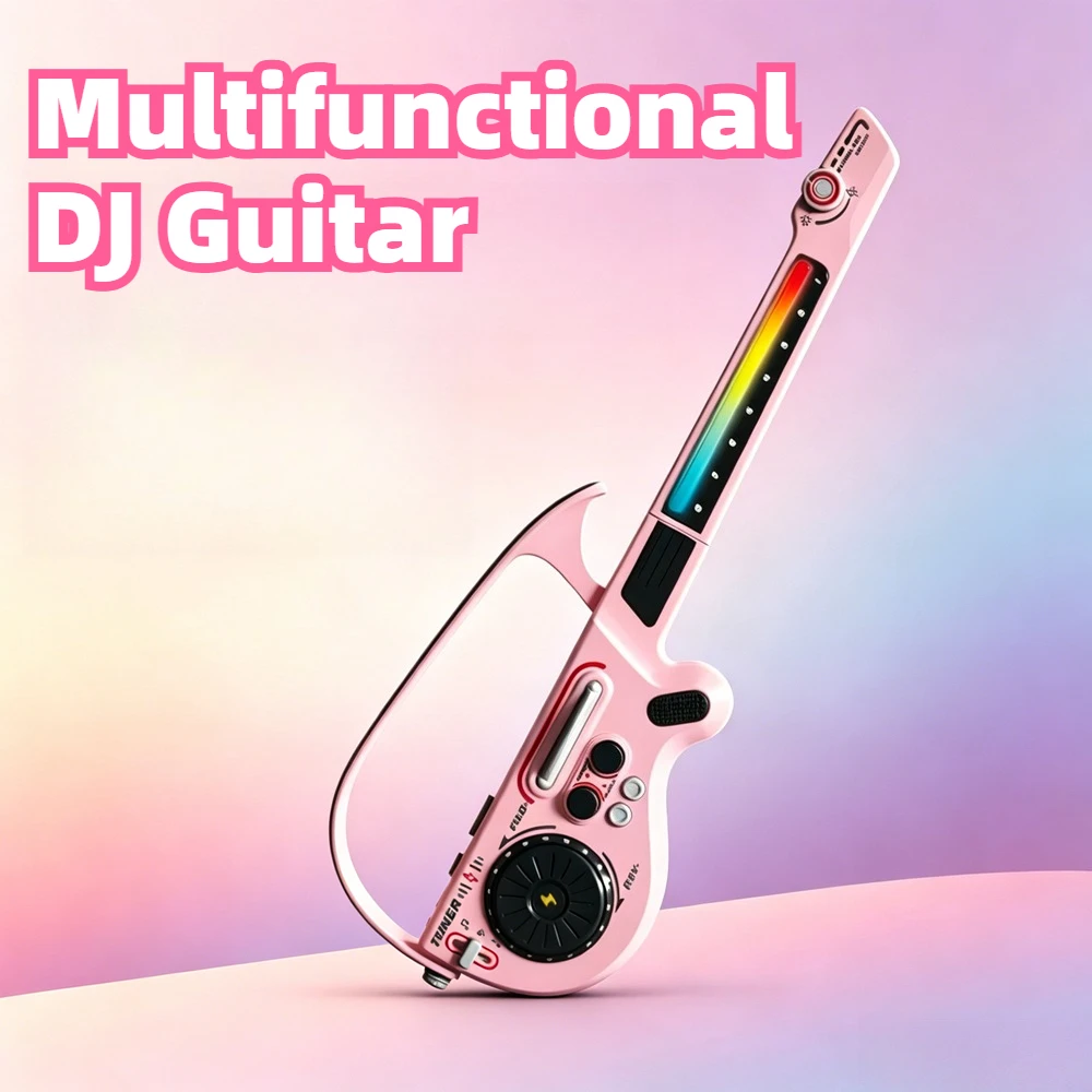 multifunctional-dj-guitar-with-intelligent-non-string-design-foldable-bluetooth-connectivity-singing-and-playing-together