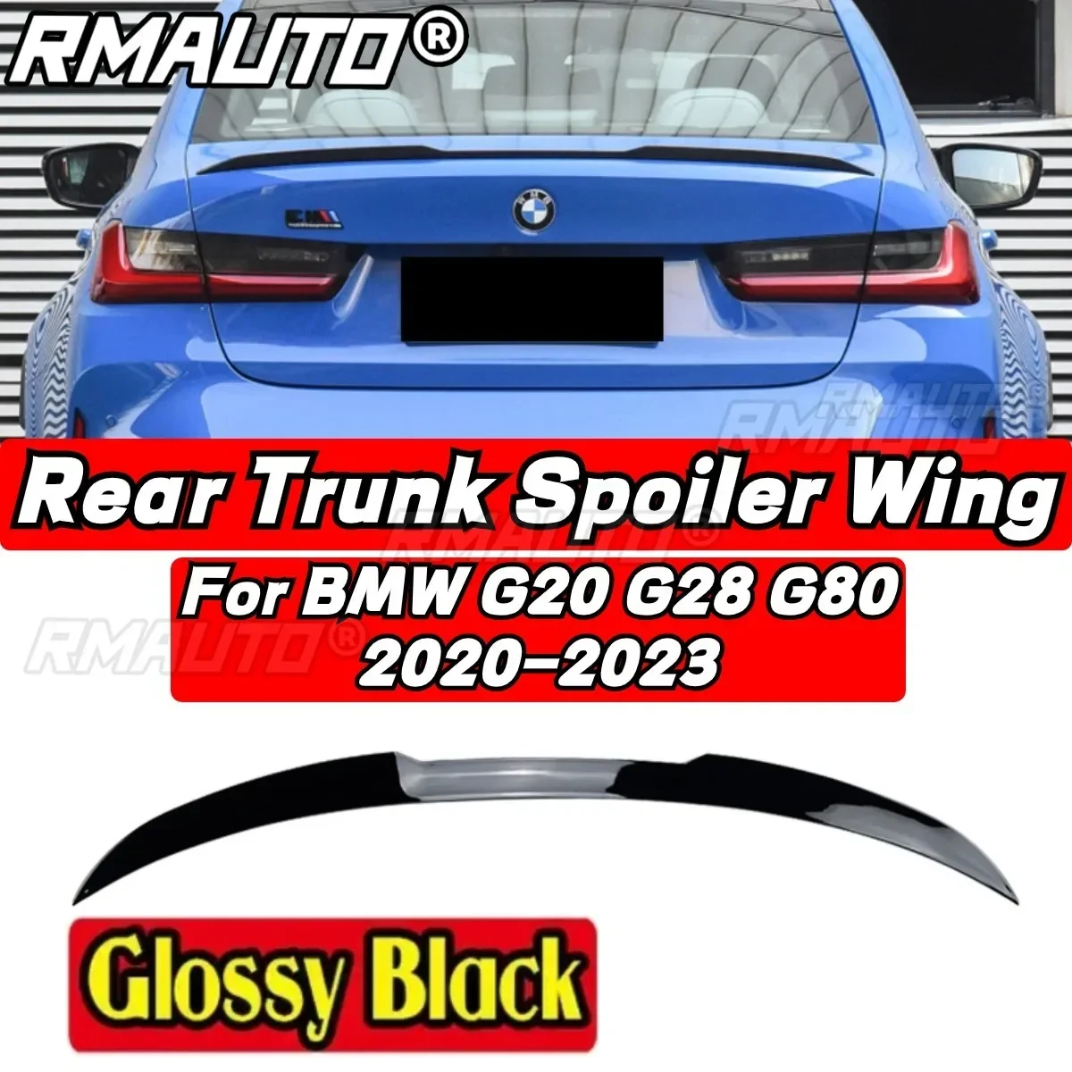 For BMW 3 Series G20 320i 325i 330i M3 2020-2023 Rear Spoiler Wing Exterior Part BMW G20 Car Rear Trunk Spoiler Car Accessories