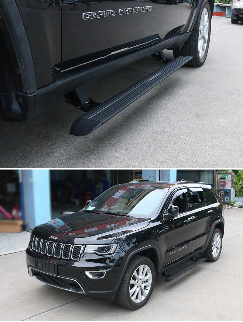 TOP electric running board side step side bar for JEEP GRAND CHEROKEE 2011-2025,Intelligent scalable,Thicken aluminum,load 300kg