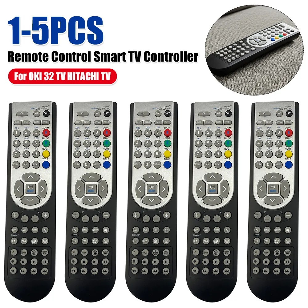 Practical Remote Controller Battery Powered Portable Television Remote Control Replacement Parts for OKI 32 TV HITACHI TV