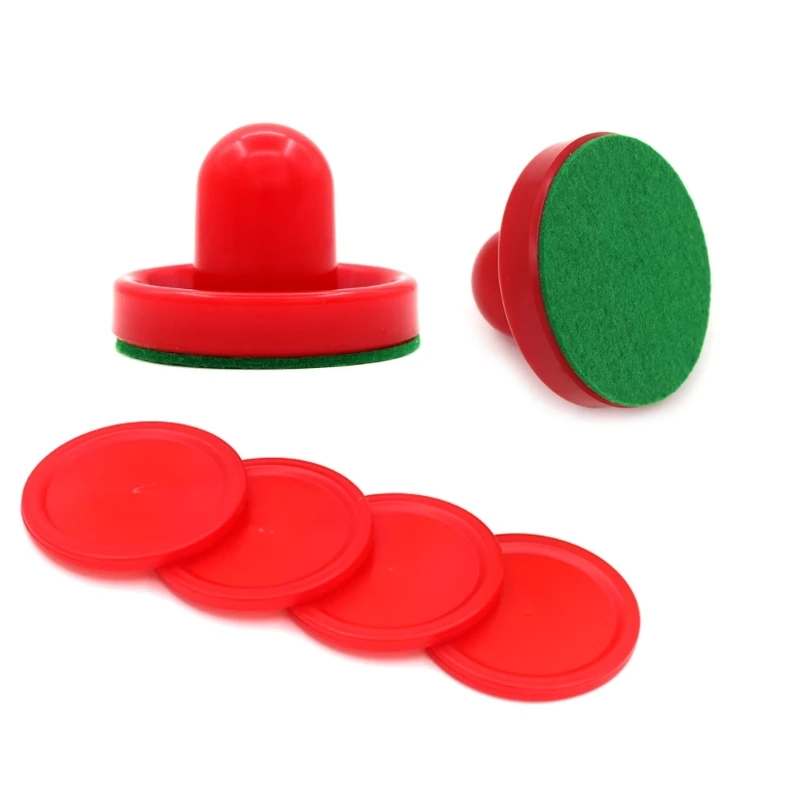 Air Hockey Goalies Ice Pusher Pucks Tables Game Handles Ball Mallet Goalies Set