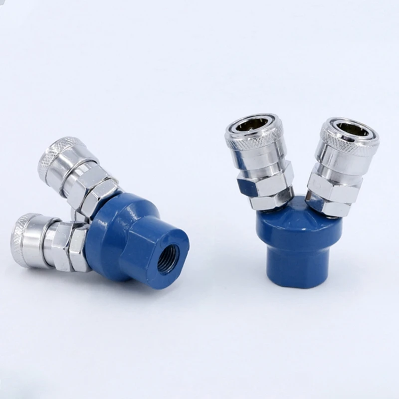 Kết nối nhanh Phụ kiện 2/3 Way Air Splitter Công cụ khí nén Phần cứng Vận chuyển thả bền