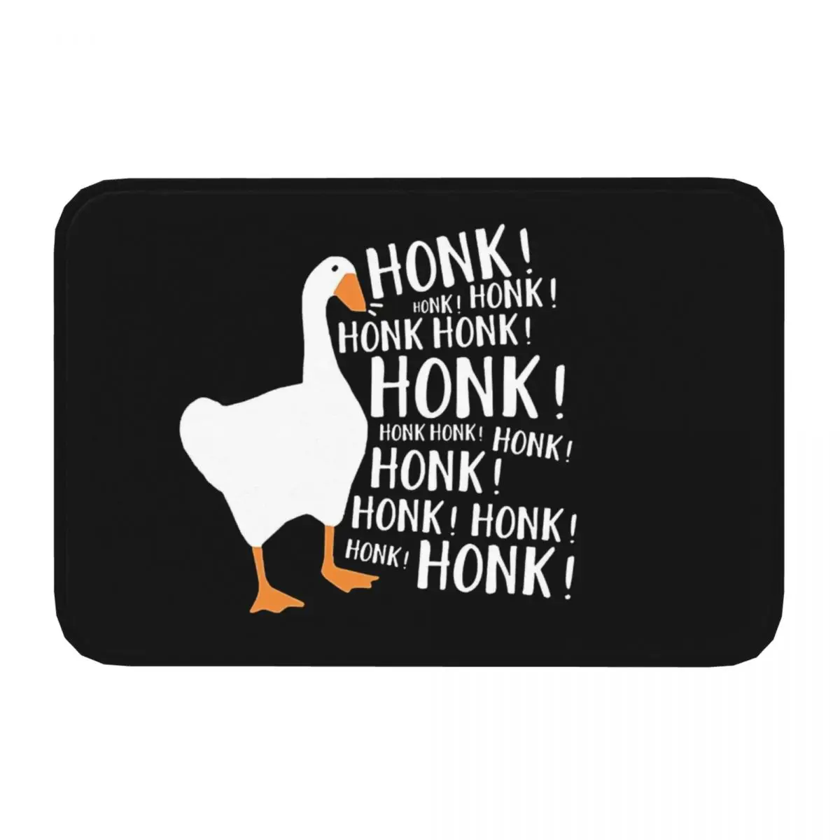 Art Non-slip Doormat Kitchen Mat Untitled Goose Honkers Floor Carpet Entrance Door Rug Indoor Decor