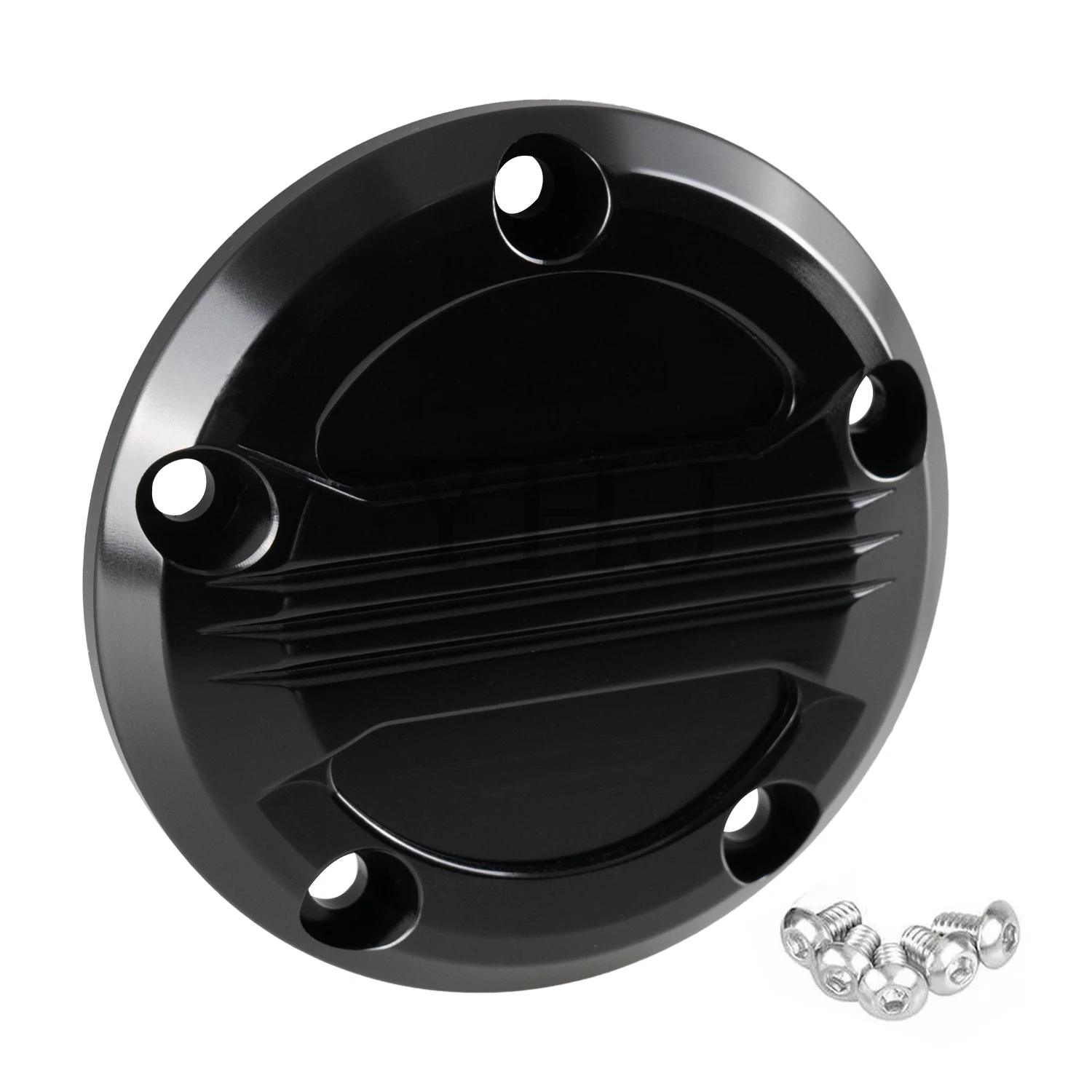 For Harley Twin Cam Touring Electra Glide 1999-2017 Motorcycle Aluminum 5 Holes Timing Point Cover Chrome/Black