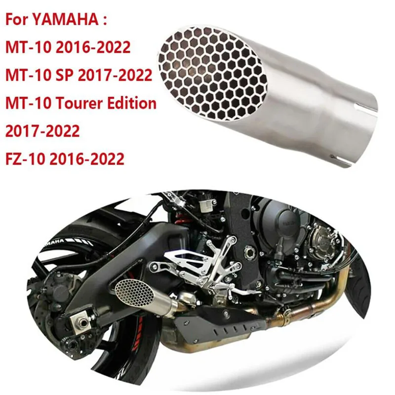 MT10 Motorcycle Exhaust Modified GP Racing Muffler Escape Moto Slip On Exhaust For YAMAHA YZF MT10 FZ10 2015 2016 - 2021 2022