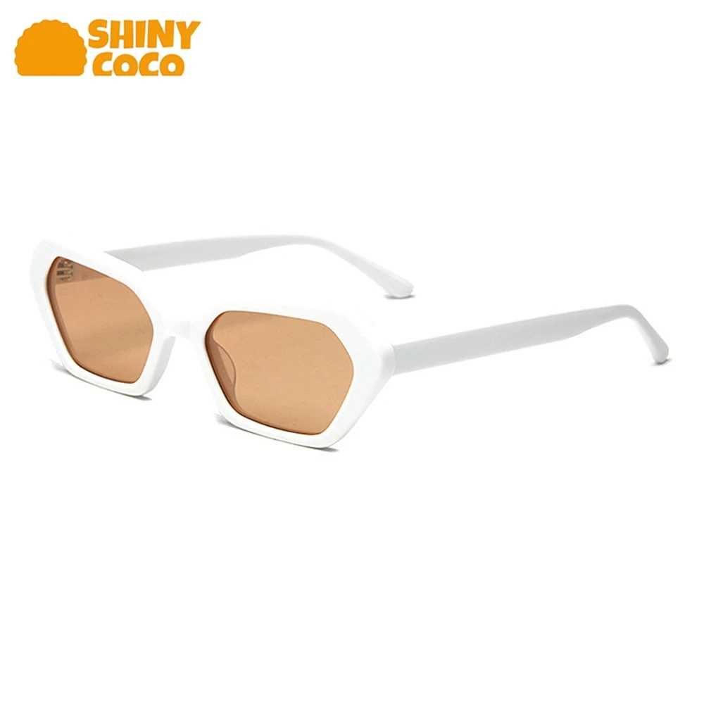 

ShinyCoCo Luxury Brand New Retro Sunglasses Personalized And Fashionable Irregular Cat Eye Sheet Sunglasses