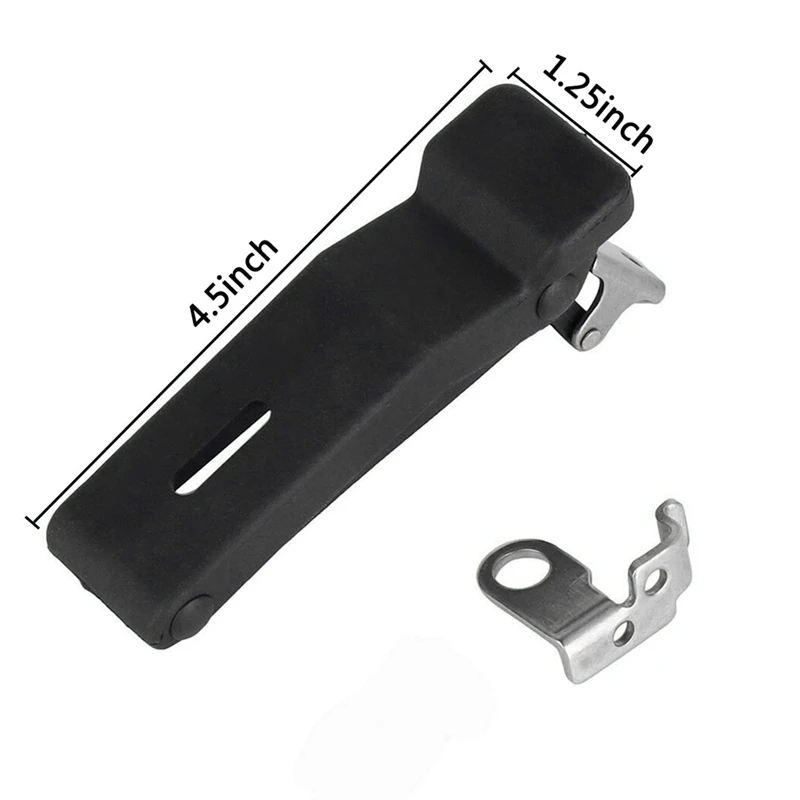 2877447 Flexible Rubber Front Storage Rack Latch 4Inch For Polaris Sportsman 500 550 800 850 1000 (4 Pack)