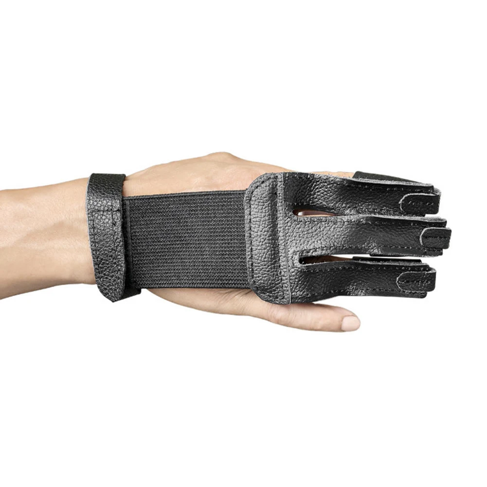 ถุงมือยิง3นิ้วอเนกประสงค์อุปกรณ์พยุงป้องกันสำหรับการแข่งขันยิงปืน