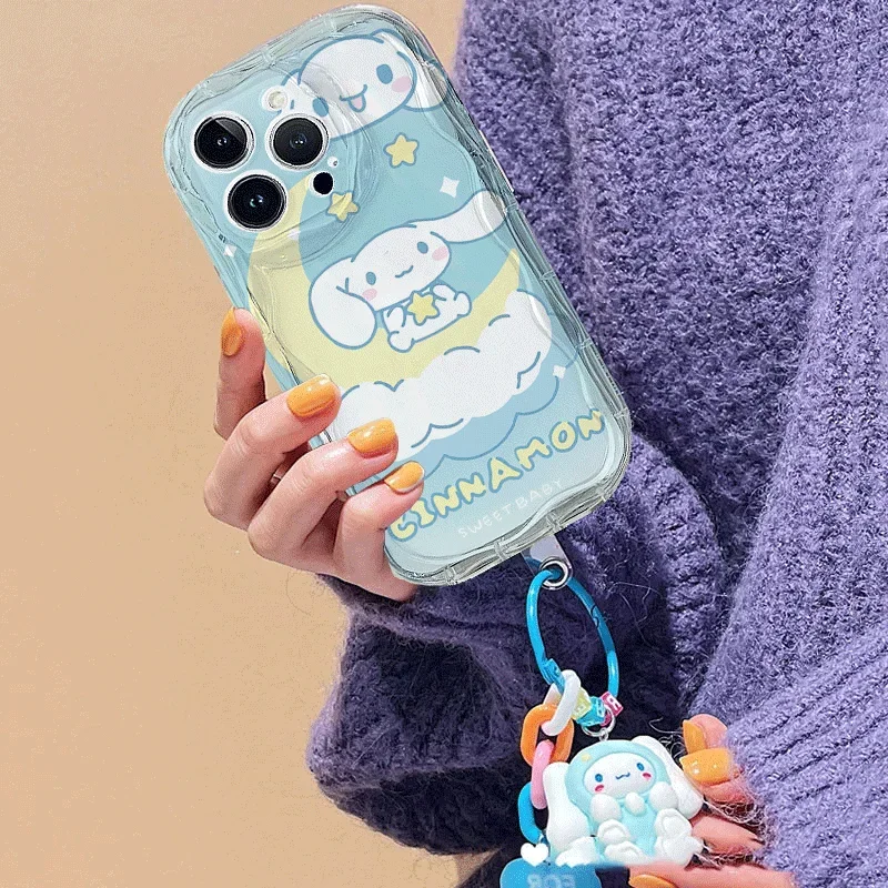 Hello Kitty Pendant Case For Motorola G84 G52 G60 E14 G54 Edge 50 Fusion Pro Ultra G04 G24 G14 G53 G22 G35 G05 G34 G75 G15 G30