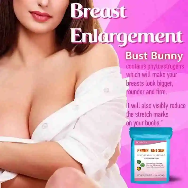 Clinical Strength Breast Augmentation Supplement, Transdermal Patches Produced in the USA, Fenugreek, Wild Yam