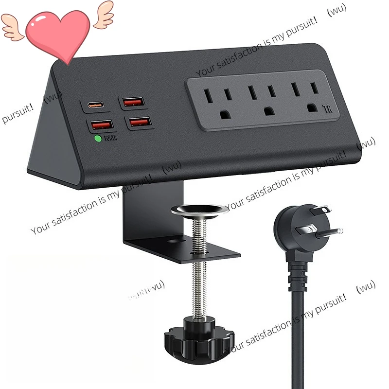 ZOCI American Socket PD20W Fast Charging Office Furniture Socket can be twisted and fixed without opening holes