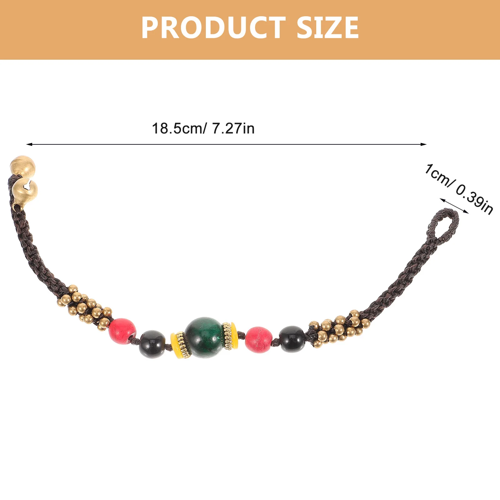 1Pcs Premium Material Comfortable Wear Ethnic Hand-Woven Bracelet Bright Color Fine Workmanship Best Gift Hand-Woven Hand Chain