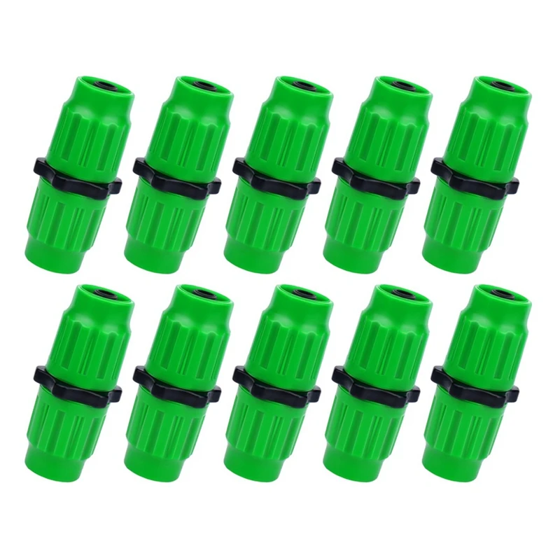 

Expandable Garden Hose Repair Kit,10PC Dual-Channel Hose Female Male Connectors Pockets Hose for 3/4In 5/8In Garden Hose