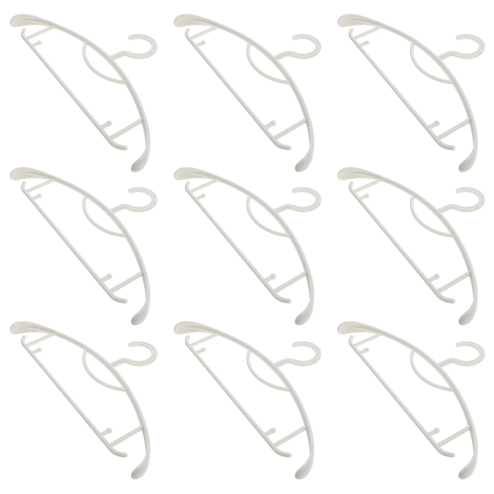 

10Pcs Plastic Clothes Hangers Widened Non-Slip Heavy Duty Coat Suit Dress Storage Rack Home Accessories Widened Hangers