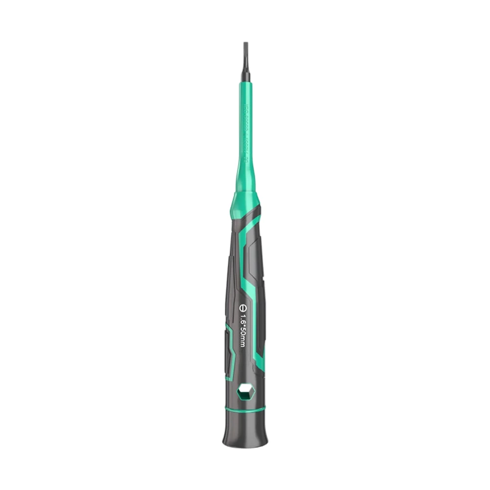 Magnetic Insulated Flat Head Screwdriver Steel 1000V Protection For Electrical Work Clock Repair Precision Hand Tools