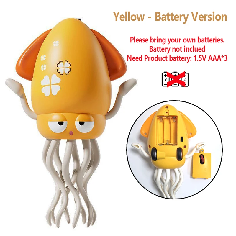 Tańcząca Ośmiornica Dziecięca Elektroniczna Zabawka Interaktywna Automatyczna Indukcja Unikanie Przeszkód Ruch Edukacyjny Zabawka dla Malucha