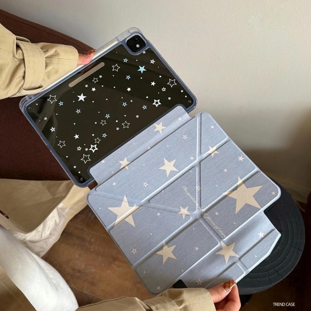 

Чехол для iPad Air 11 2025 года iPad 10-го поколения 11 A16 7 8 9th Cartoon Star Cover Gen iPad Pro11 M2 M3 M4 Чехол-держатель для карандашей